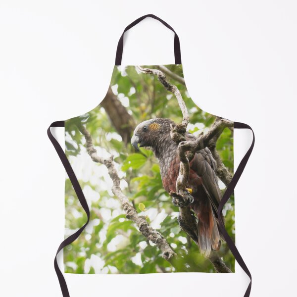 Item preview, Kākā parrot in green tree designed and sold by GivernyKate.