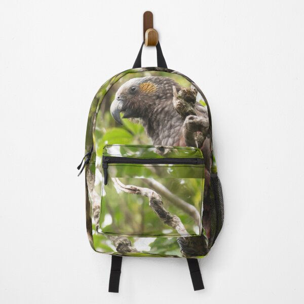 Item preview, Kākā parrot in green tree designed and sold by GivernyKate.