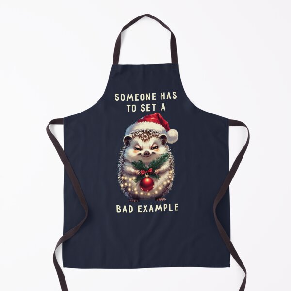 Item preview, Someone Has To Set A Bad Example Christmas Hedgehog -v1 designed and sold by SolaoLab.