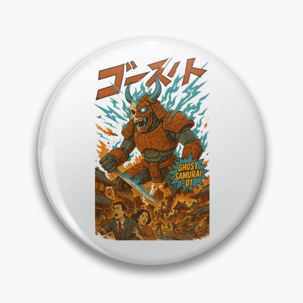 Item preview, Kawaii Ghost Samurai – Cute Pastel Japanese Warrior Spirit designed and sold by Snackwear Apparel.