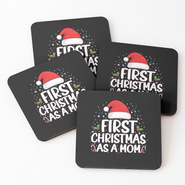 Item preview, First Christmas as a Mom Holiday Design – Festive New Mother Celebration Artwork designed and sold by StarprintTees.