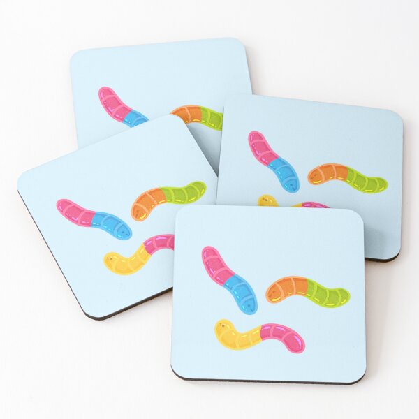 Item preview, Cute Gummy Candy Worms designed and sold by Aloe and Monstera.