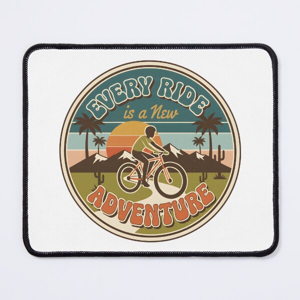 Item preview, Every Ride Is A New Adventure - Vintage Retro Mountain Biking designed and sold by dfranc.