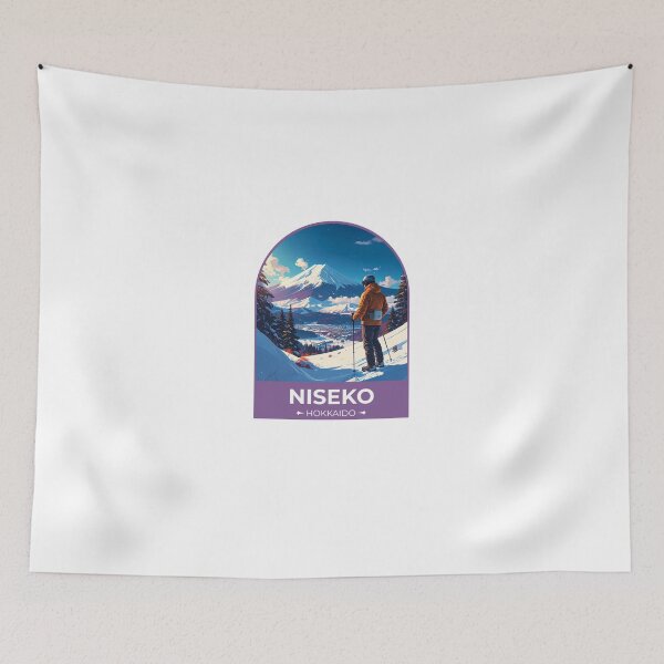 Item preview, Niseko Hokkaido Travel Poster designed and sold by TulipaGraphics.