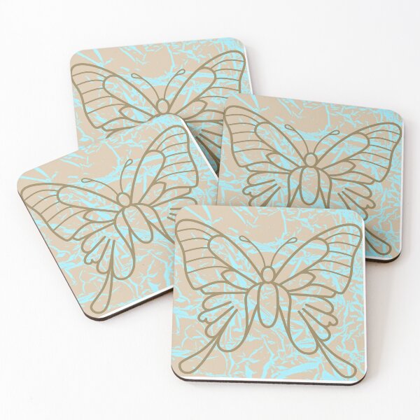 Item preview, Abstract Colour Design in Beige & Spa Blue designed and sold by DownloadArt.