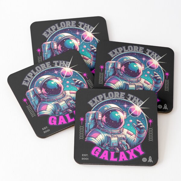 Item preview, Retro-Futuristic Space Adventure Badge - Explore the Galaxy designed and sold by SNKZAPPAREL.