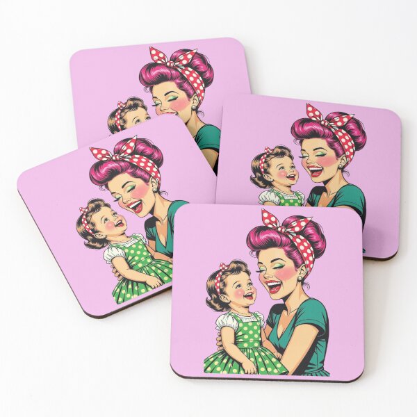 Item preview, DYNAMIC DUO MOTHER AND DAUGHTER RETRO. designed and sold by METAPHORS-VI.