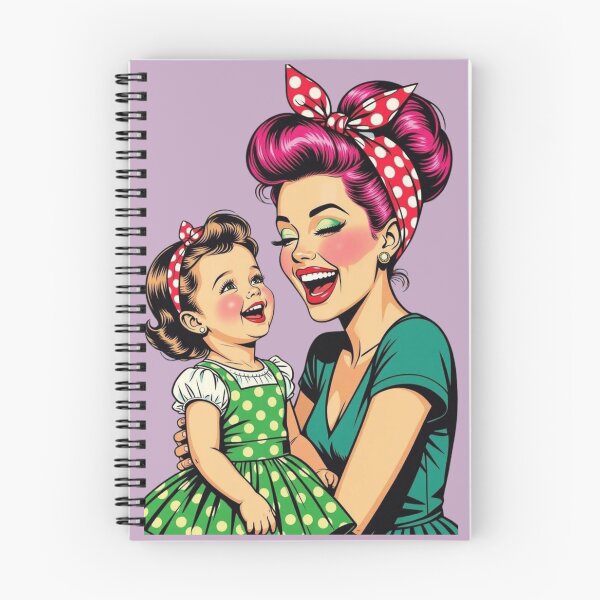 Item preview, DYNAMIC DUO MOTHER AND DAUGHTER RETRO. designed and sold by METAPHORS-VI.