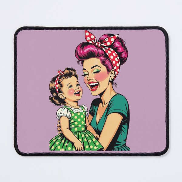 Item preview, DYNAMIC DUO MOTHER AND DAUGHTER RETRO. designed and sold by METAPHORS-VI.