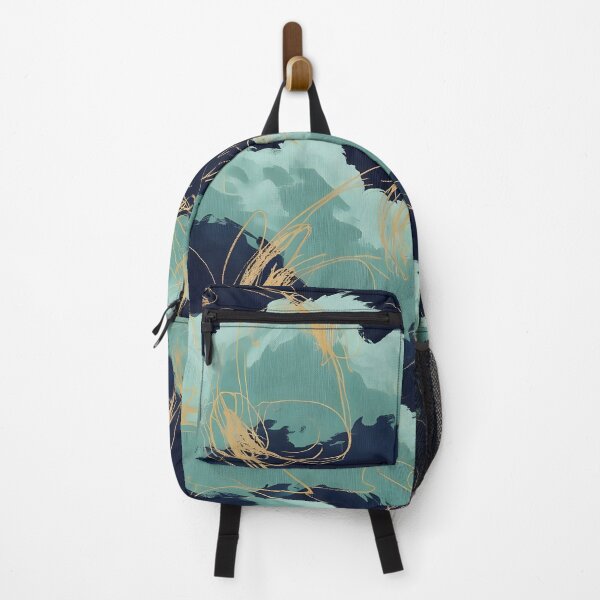 Item preview, Turquoise Wave Motion designed and sold by Kaleidoscope Print.