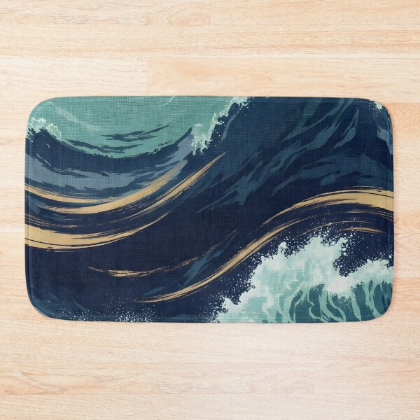 Item preview, Midnight Wave Flow designed and sold by Kaleidoscope Print.