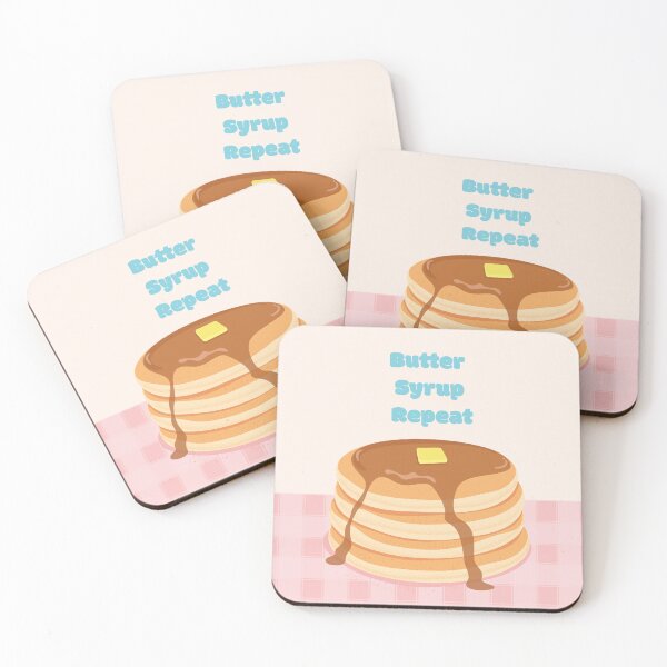 Item preview, Butter Syrup Repeat Pancakes designed and sold by myrarela.