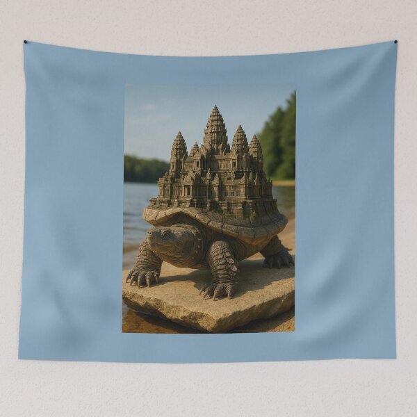Item preview, Snapping Turtle with Angkor Wat Shell designed and sold by Tridentulus.