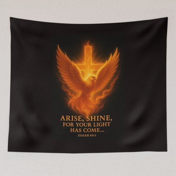 Item preview, Arise Shine Holy Fire Dove designed and sold by Illuminatingts.