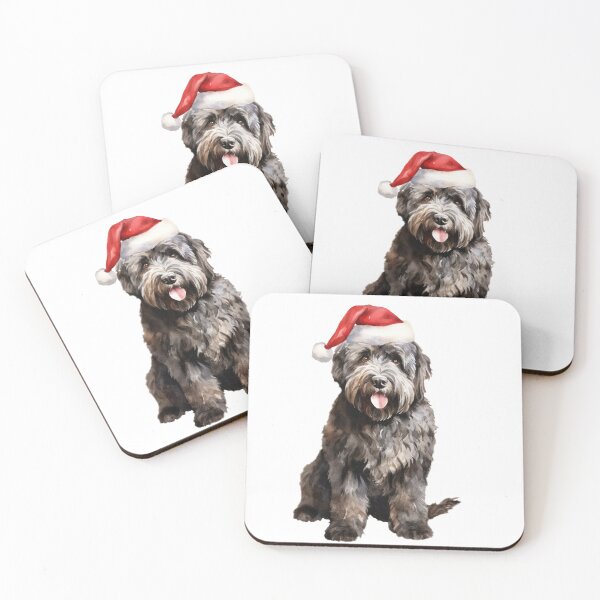 Item preview, Bouvier des Flandres Christmas designed and sold by Timeless Bond Designs.