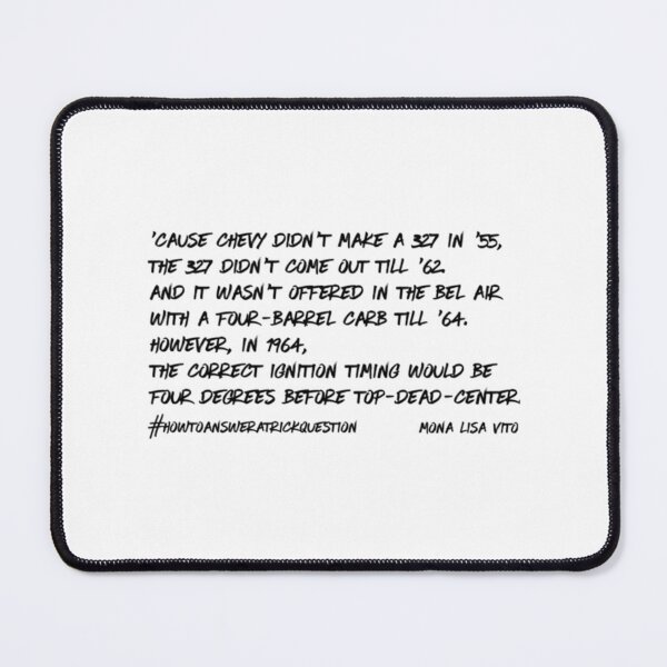 Item preview, How to Answer a Trick Question by Mona Lisa Vito designed and sold by blakenavarro25.