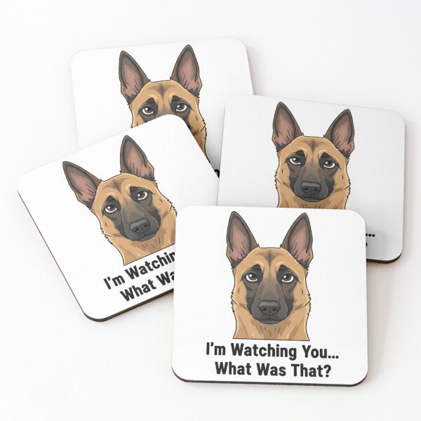 Item preview, I'm Watching You... What Was That? (Suspicious Dog Meme Sticker) designed and sold by MiracleDroplet.