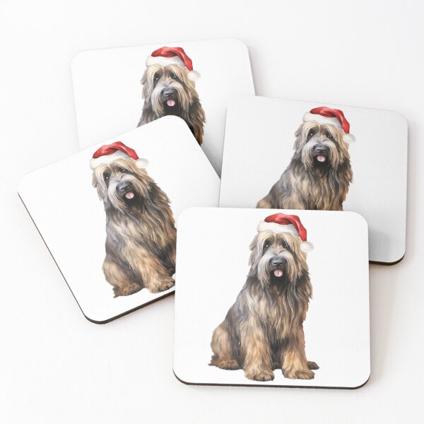 Item preview, Briard Christmas designed and sold by Timeless Bond Designs.