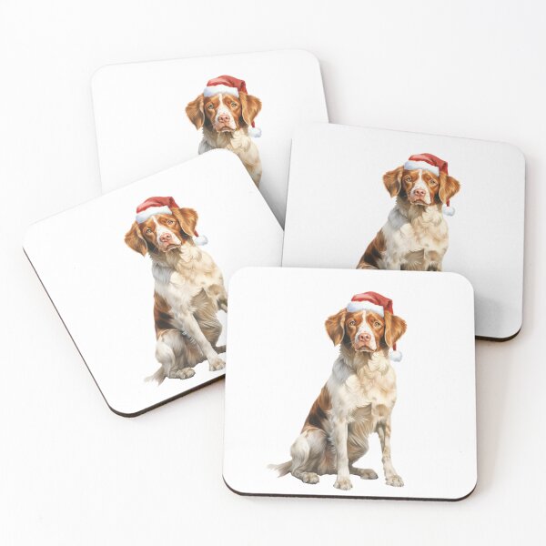 Item preview, Brittany Spaniel Christmas designed and sold by Timeless Bond Designs.