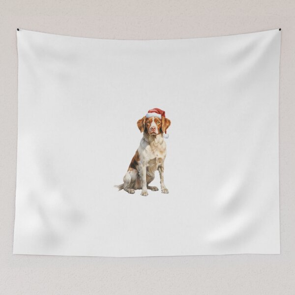Item preview, Brittany Spaniel Christmas designed and sold by Timeless Bond Designs.