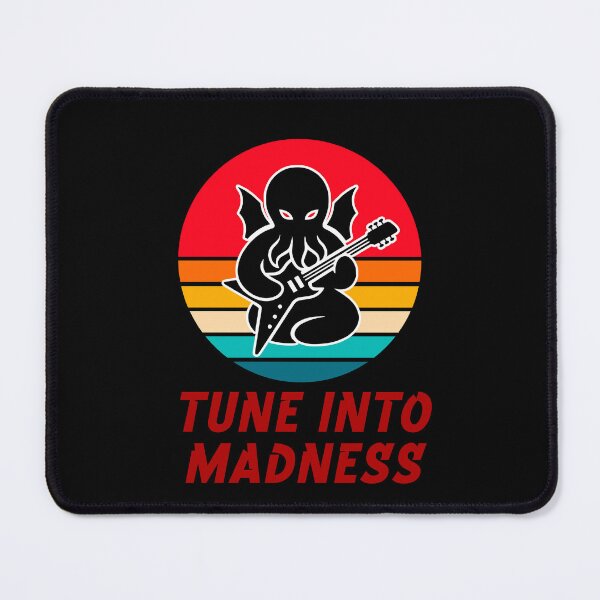 Item preview, Tune Into Madness – Cthulhu Rock Guitar Design designed and sold by SunsetReverie.