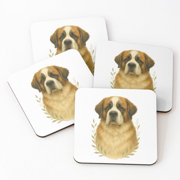 Item preview, Gentle Saint Bernard Heart designed and sold by TheJoyfulPen.