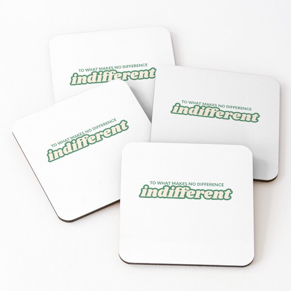 Item preview, INDIFFERENT TO WHAT MAKES NO DIFFERENCE designed and sold by LaughandLaugh.