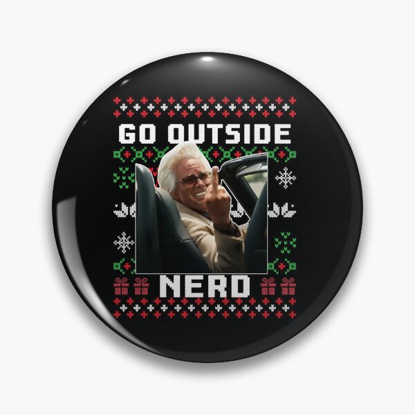 Item preview, Funny Baby Billy Go Outside Nerd Chritsmas Sweater designed and sold by JaquelinDach.