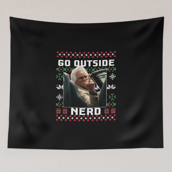 Item preview, Funny Baby Billy Go Outside Nerd Chritsmas Sweater designed and sold by JaquelinDach.
