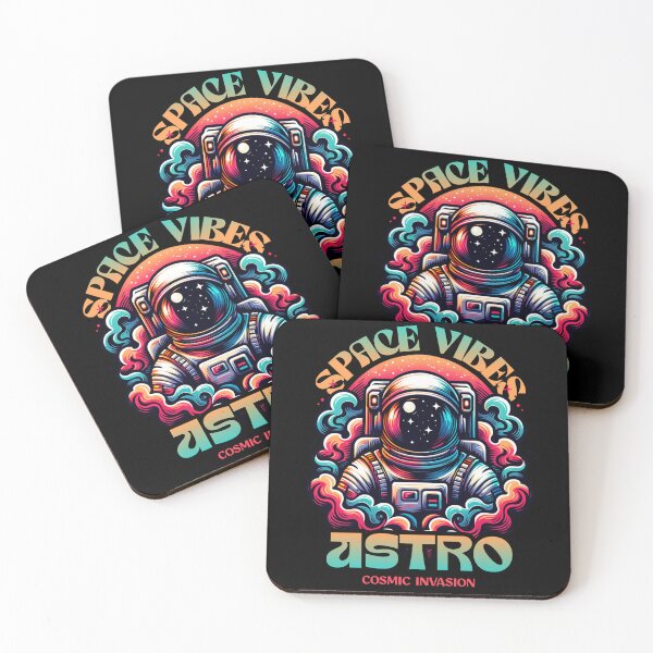 Item preview, "Cosmic Invasion" Retro Astronaut - Space Vibes Astro designed and sold by SNKZAPPAREL.