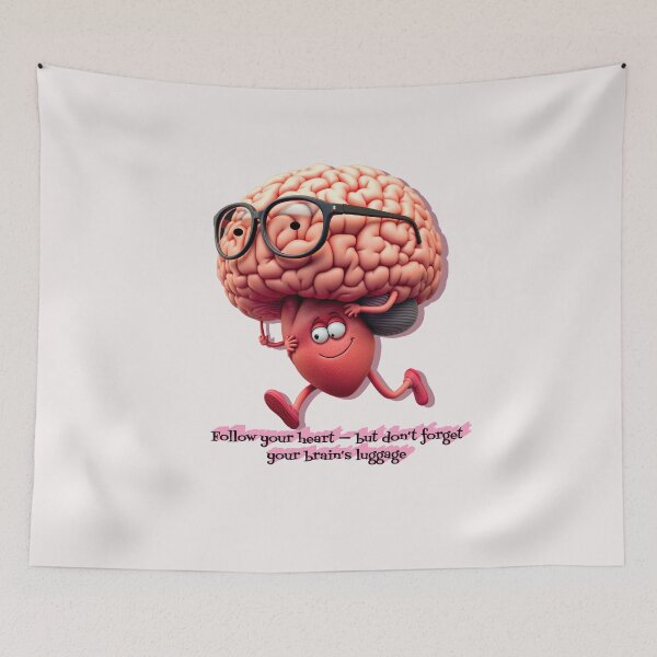 Item preview, Heart and Brain designed and sold by MoonsunCraft.