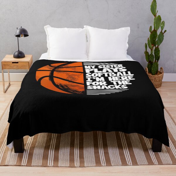 Item preview, Funny Softball Shirt with Basketball Design – I'm Here for the Snacks designed and sold by LarryMBrown.