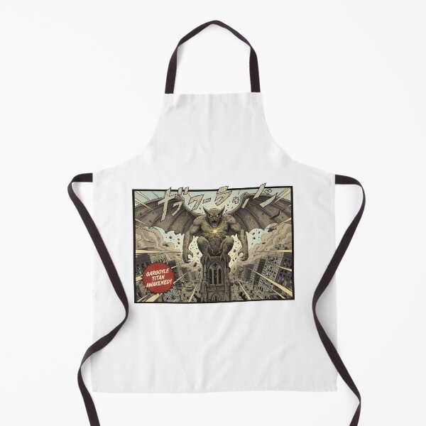 Item preview, Gargoyle Titan Awakened — Ancient Stone Seraph Kaiju Poster designed and sold by Snackwear Apparel.