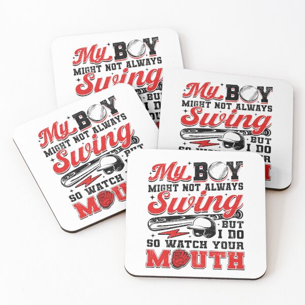 Item preview, My Boy Might Not Always Swing But I Do Baseball Mom designed and sold by wansilastomi.