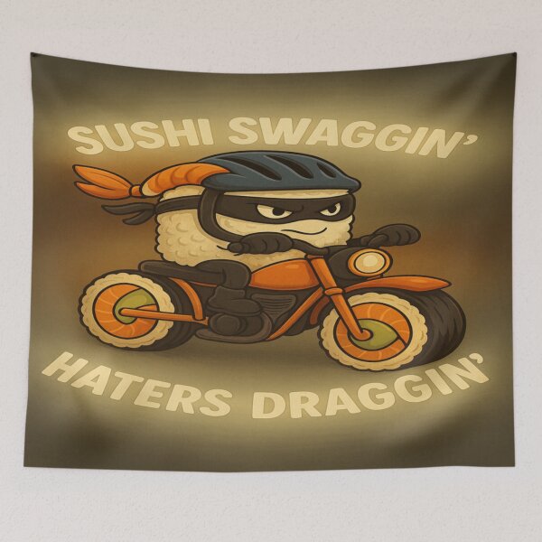 Item preview, Sushi Swaggin’ Shrimp on a Mission designed and sold by Mindful56.