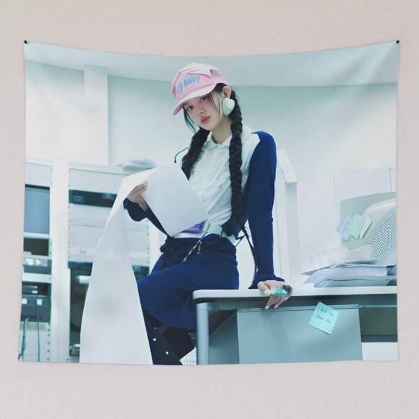 Item preview, Minju — Not Cute Anymore Aesthetic Print designed and sold by Valereekmerch.