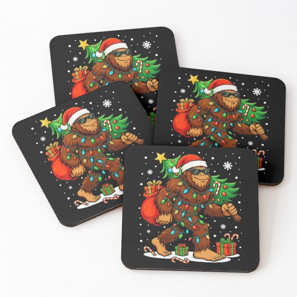 Item preview, Tree Classic Lights Holiday Retro Festive Christmas Bigfoot Vintage Christmas designed and sold by FrankyTepper.