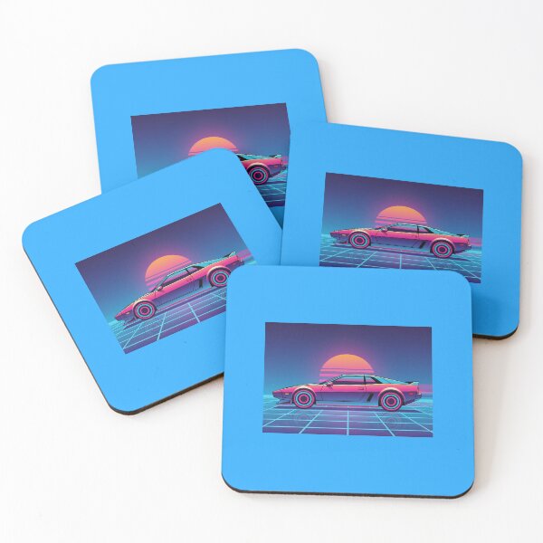 Item preview, Neon Retro Drive – Synthwave Car Aesthetic designed and sold by Mudgut.