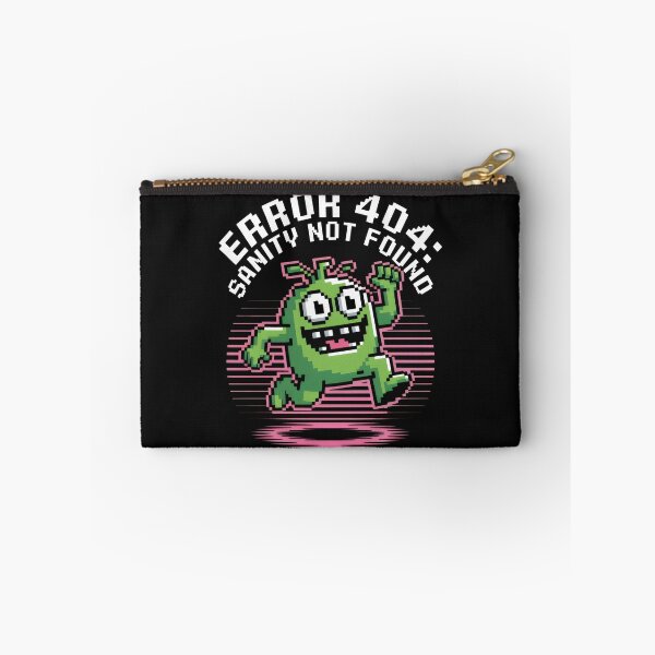 Item preview, Error 404 Sanity Not Found Pixel Monster Design designed and sold by SplashTastic.