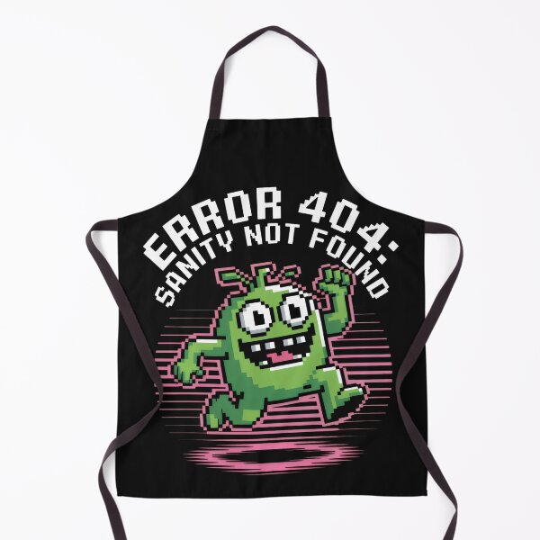 Item preview, Error 404 Sanity Not Found Pixel Monster Design designed and sold by SplashTastic.