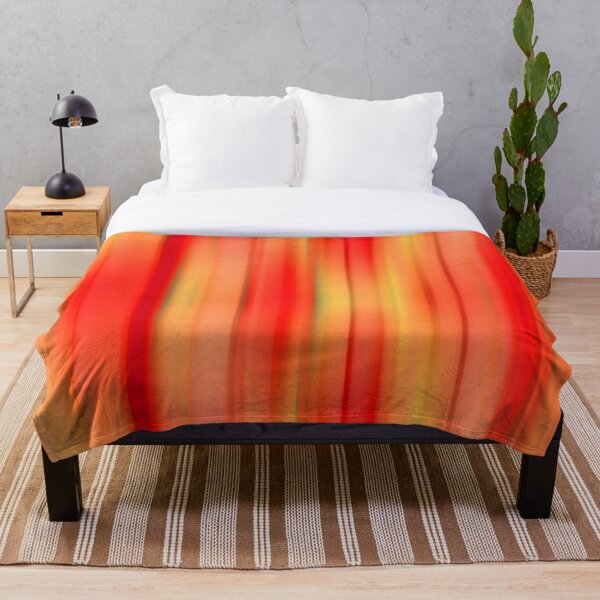 Item preview, Fiery Red Yellow Vertical Abstract Blur Art designed and sold by InFrameVision.