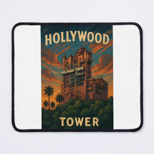 Item preview, The Hollywood Tower Hotel Los Angeles designed and sold by Places On Earth.