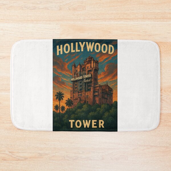 Item preview, The Hollywood Tower Hotel Los Angeles designed and sold by Places On Earth.