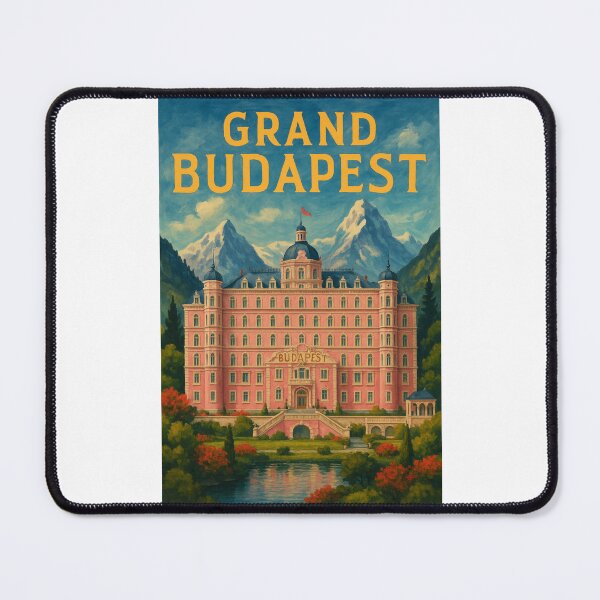 Item preview, Grand Budapest Hotel in Alpine Mountains designed and sold by Places On Earth.
