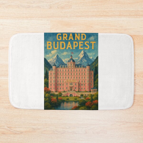 Item preview, Grand Budapest Hotel in Alpine Mountains designed and sold by Places On Earth.