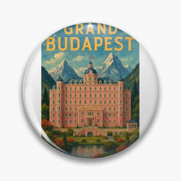 Item preview, Grand Budapest Hotel in Alpine Mountains designed and sold by Places On Earth.