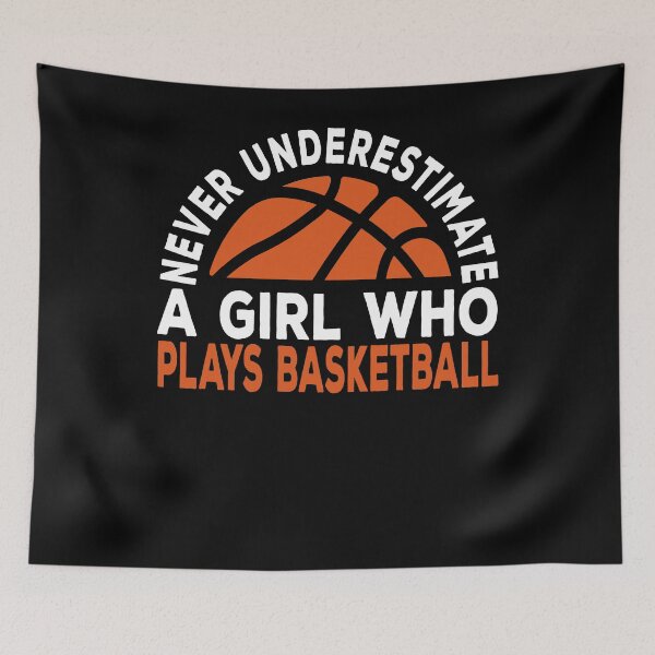 Item preview, Never Underestimate a Girl Basketball T-Shirt designed and sold by LashondaGreen89.