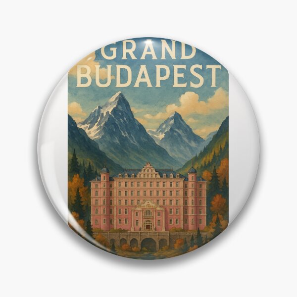 Item preview, Grand Budapest Hotel in Mountain Valley designed and sold by Places On Earth.