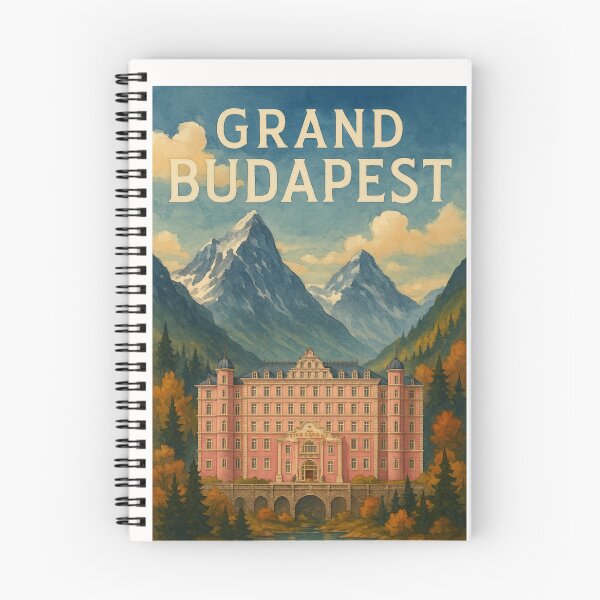 Item preview, Grand Budapest Hotel in Mountain Valley designed and sold by Places On Earth.