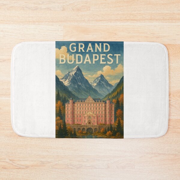 Item preview, Grand Budapest Hotel in Mountain Valley designed and sold by Places On Earth.